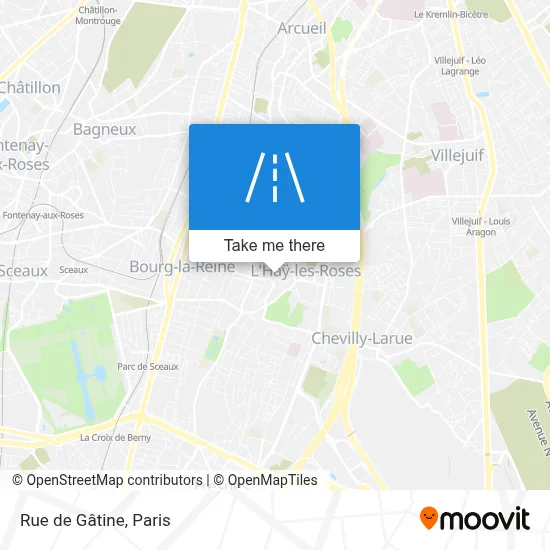 Rue de Gâtine map