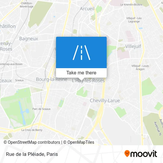 Rue de la Pléiade map