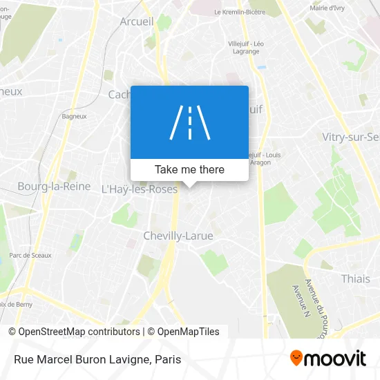 Rue Marcel Buron Lavigne map