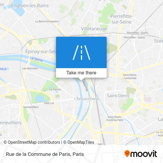 Rue de la Commune de Paris map