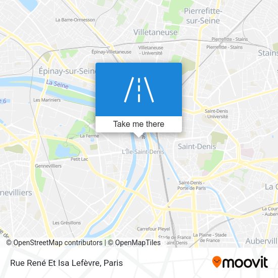 Rue René Et Isa Lefèvre map