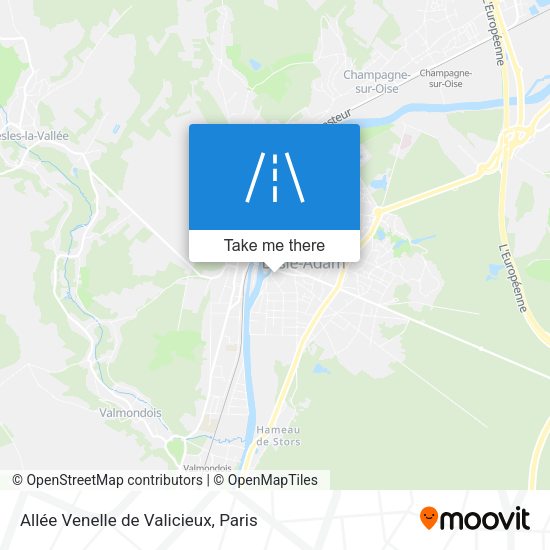 Allée Venelle de Valicieux map