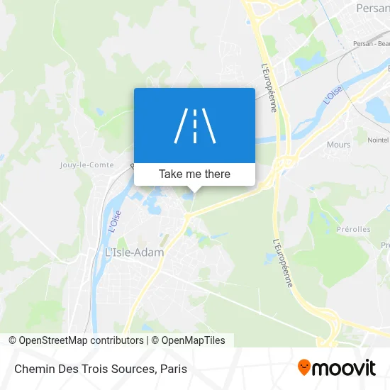 Chemin Des Trois Sources map