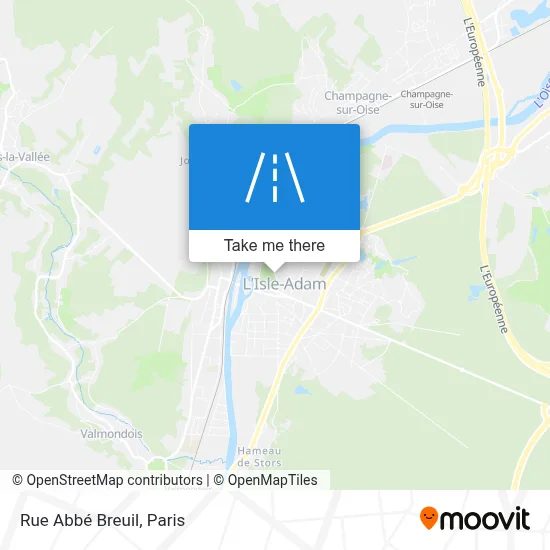 Rue Abbé Breuil map