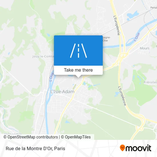 Rue de la Montre D'Or map