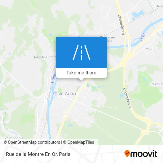 Rue de la Montre En Or map