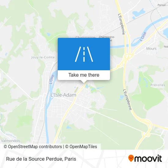 Rue de la Source Perdue map