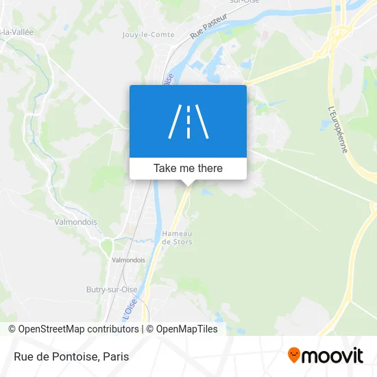 Rue de Pontoise map