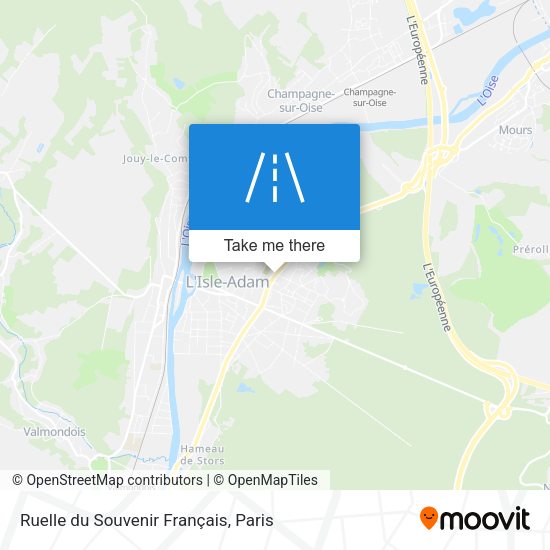 Ruelle du Souvenir Français map