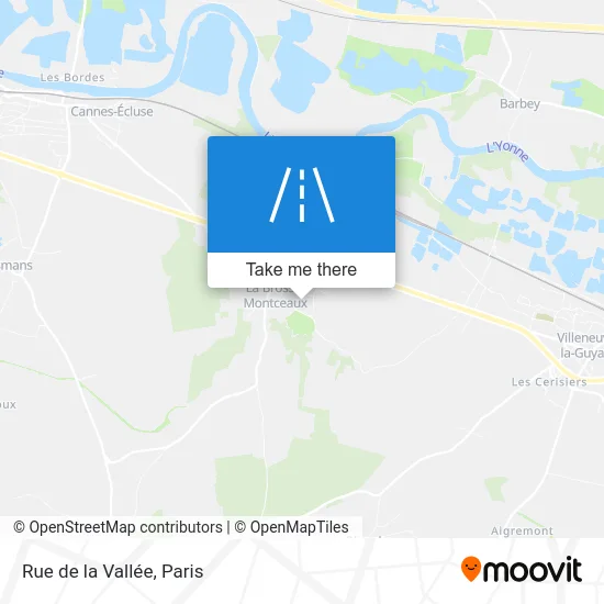 Rue de la Vallée map