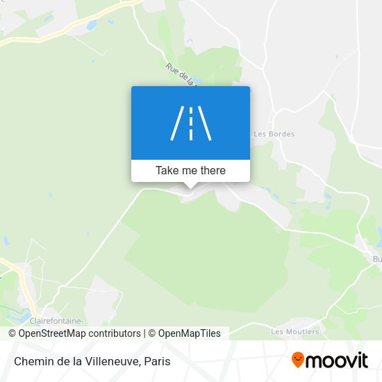 Chemin de la Villeneuve map