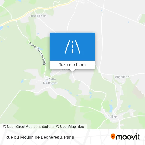 Rue du Moulin de Béchereau map