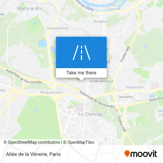 Allée de la Vénerie map