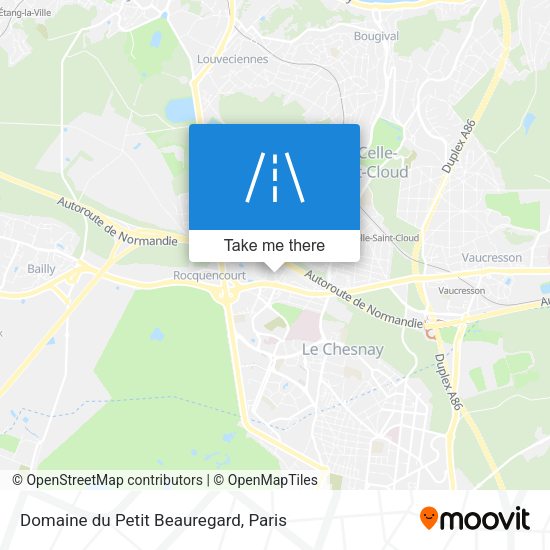 Domaine du Petit Beauregard map
