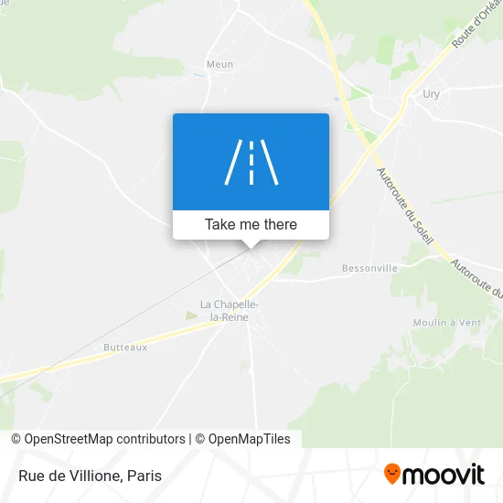 Rue de Villione map