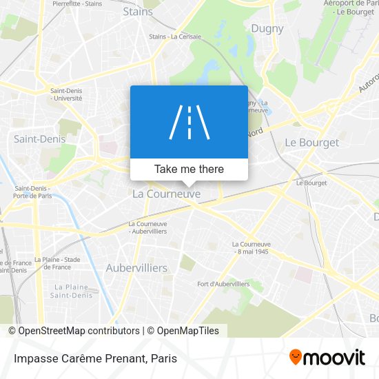 Impasse Carême Prenant map