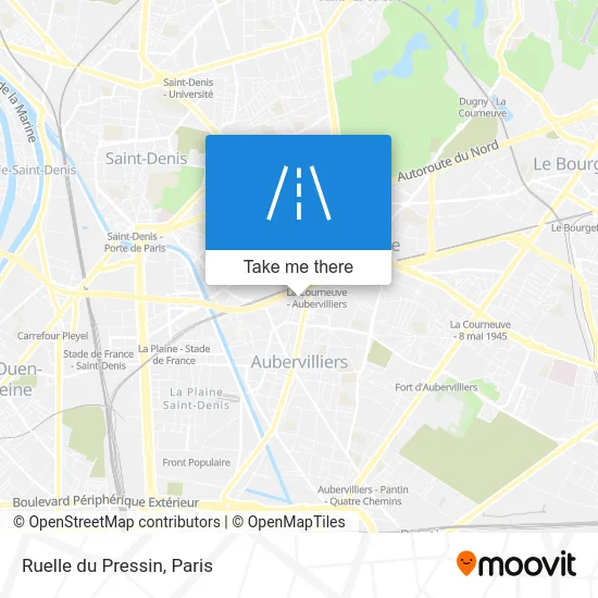 Ruelle du Pressin map