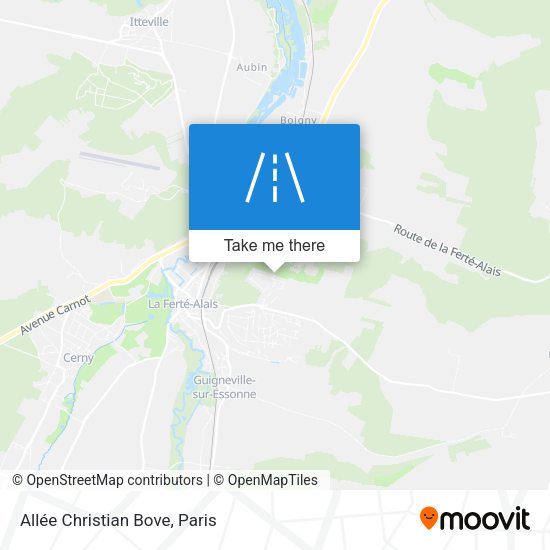 Allée Christian Bove map