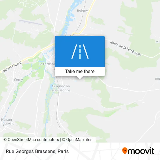 Rue Georges Brassens map