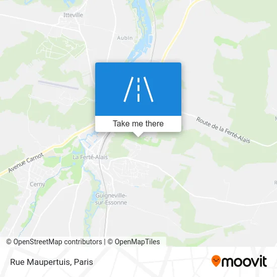 Rue Maupertuis map