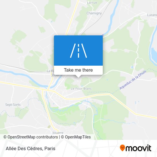 Allée Des Cèdres map