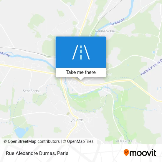 Mapa Rue Alexandre Dumas