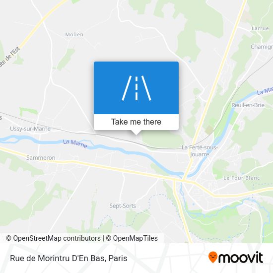 Rue de Morintru D'En Bas map