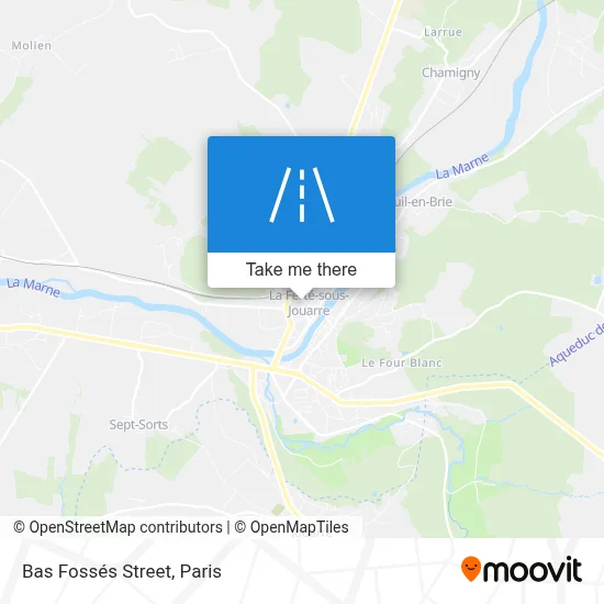 Rue Des Bas Fossés map