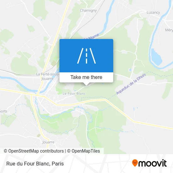 Rue du Four Blanc map