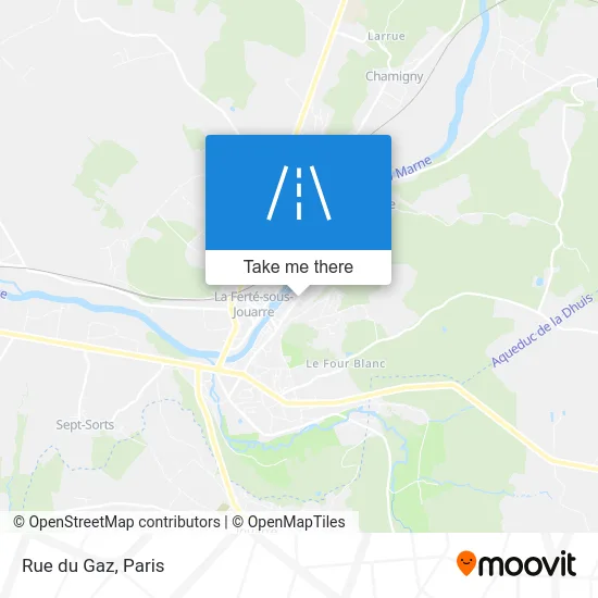 Rue du Gaz map