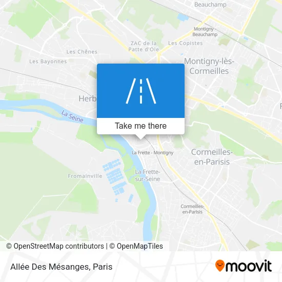 Allée Des Mésanges map