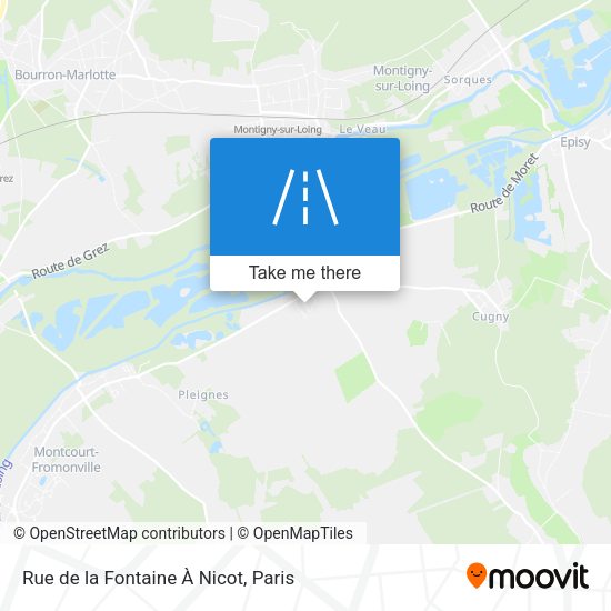 Rue de la Fontaine À Nicot map