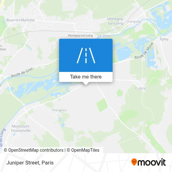 Rue Des Genévriers map