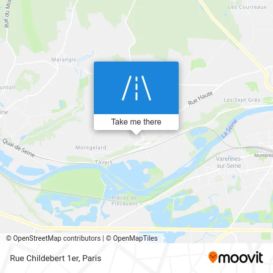 Rue Childebert 1er map