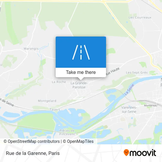 Rue de la Garenne map