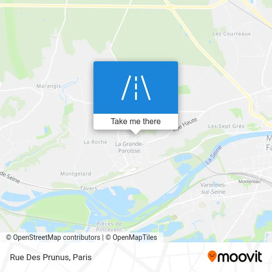 Rue Des Prunus map