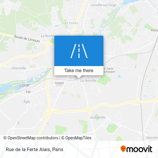 Rue de la Ferté Alais map