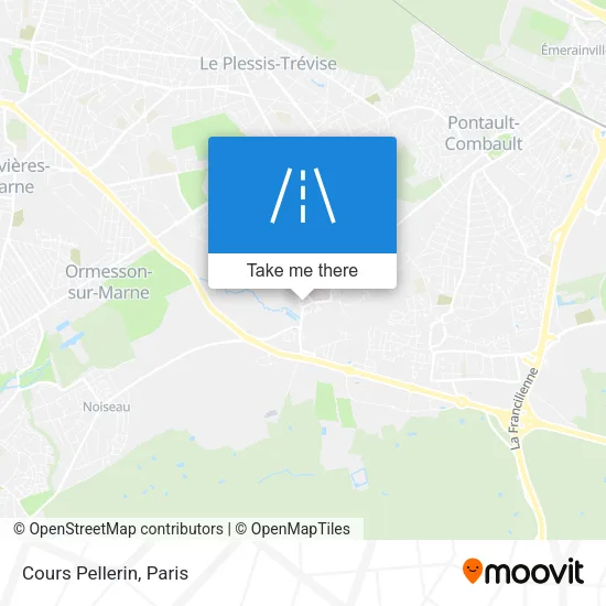 Cours Pellerin map