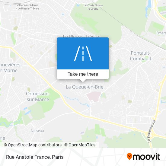 Mapa Rue Anatole France
