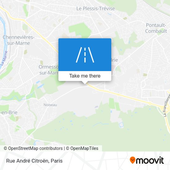 Rue André Citroën map