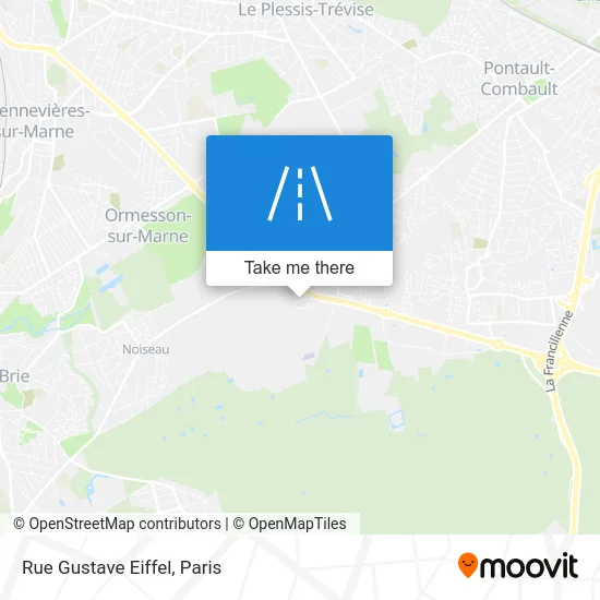 Rue Gustave Eiffel map