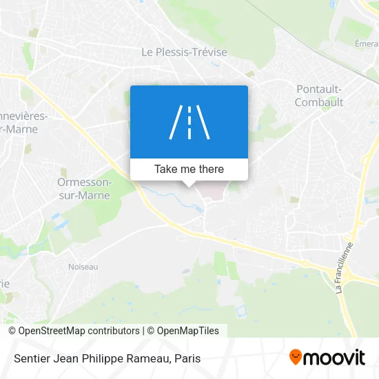Sentier Jean Philippe Rameau map