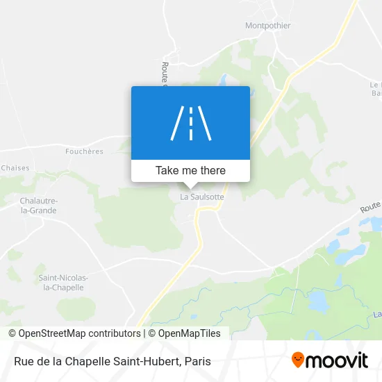 Rue De La Chapelle Saint-Hubert map