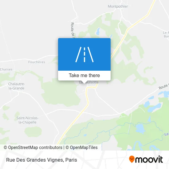 Rue Des Grandes Vignes map