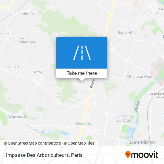 Mapa Impasse Des Arboriculteurs