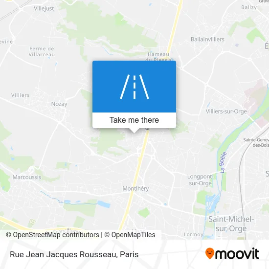 Rue Jean Jacques Rousseau map