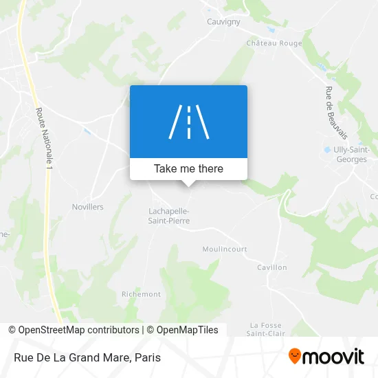 Rue De La Grand Mare map