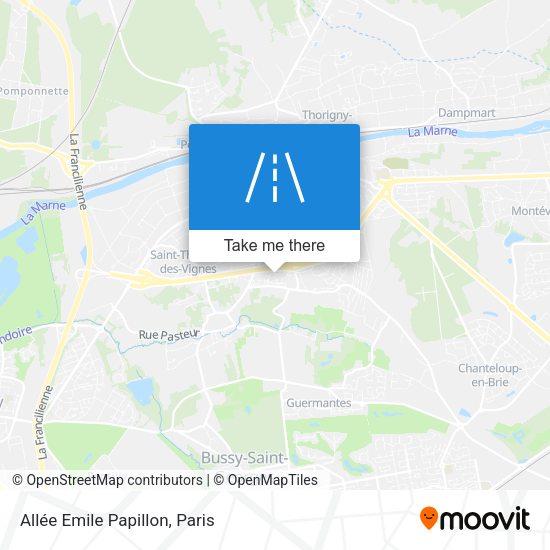 Allée Emile Papillon map