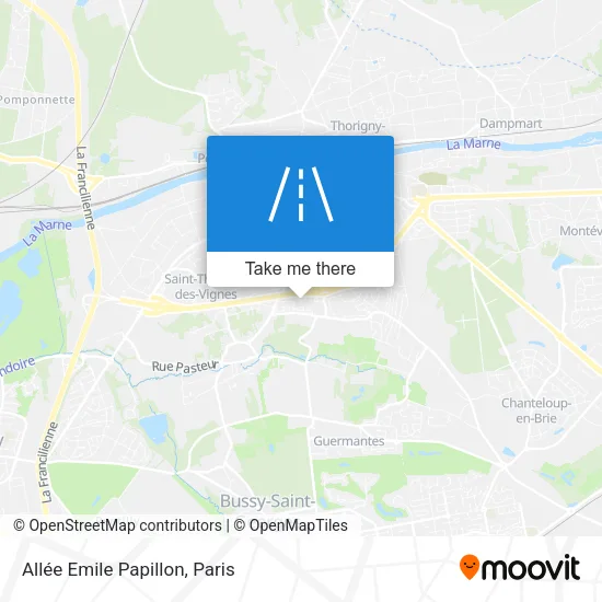 Allée Emile Papillon map