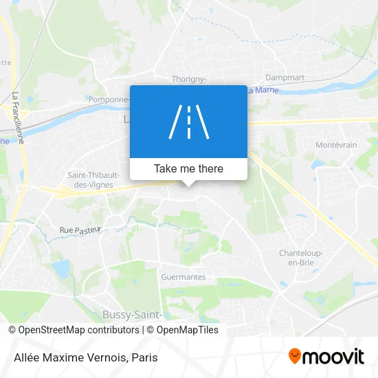 Mapa Allée Maxime Vernois
